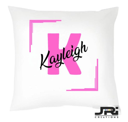 Printed 40x40 Cushion Letter / Name