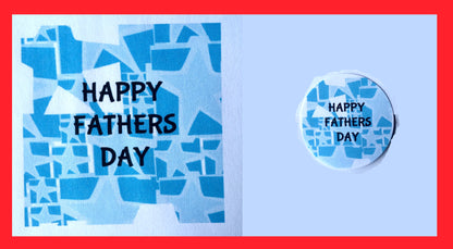 x24 40mm Happy Fathers Day Labels Stickers