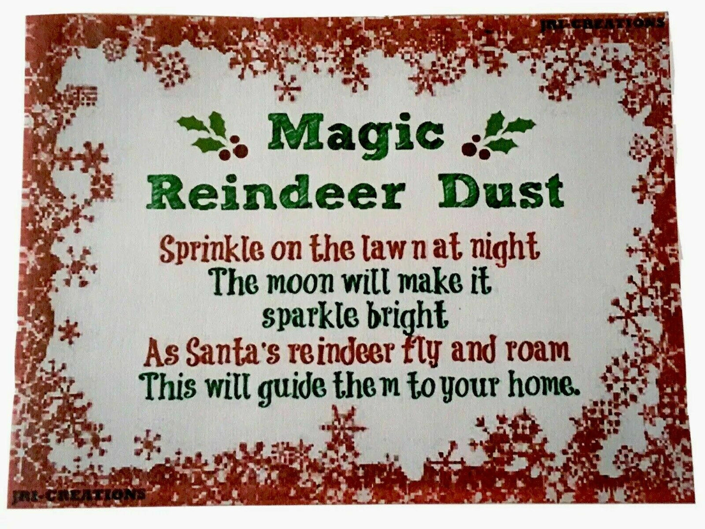 Magic Christmas Eve Reindeer Dust (Glittery Oats) x90 Pack